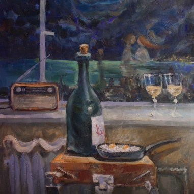 Painting for sale online - Summer night