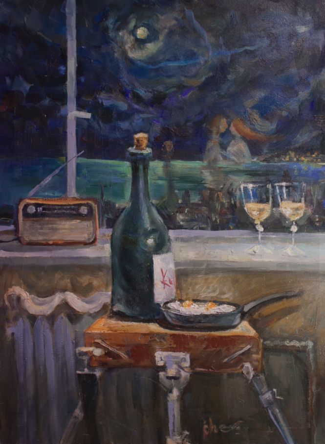 Painting for sale online - Summer night