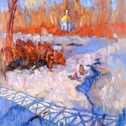 Painting for sale online - March sun