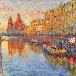 Painting for sale online - Evening SPAS
