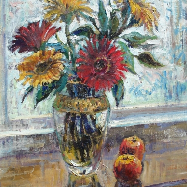 Painting for sale online - Gerberas