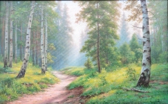 Painting for sale online - Forest glade