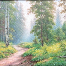 Painting for sale online - Forest glade