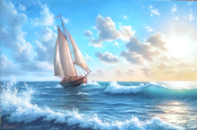 Painting for sale online - Fresh wind