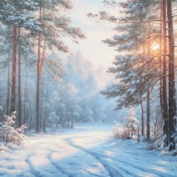 Painting for sale online - Winter sun