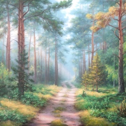 Painting for sale online - Forest road