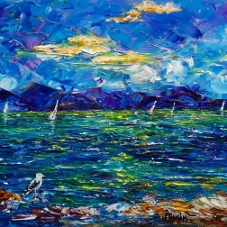 Painting for sale online - At sunset