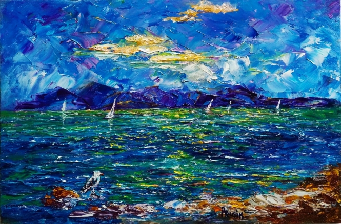 Painting for sale online - At sunset