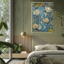 Painting for sale online - KOI fish. 