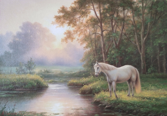 Painting for sale online - Summer morning