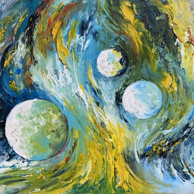 Painting for sale online - Energy of the Planets