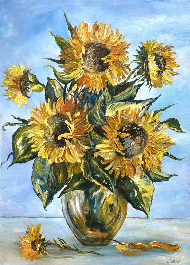 Painting for sale online - Flowers of the sun