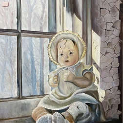 Painting for sale online - Abandoned house