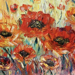 Painting for sale online - Royal poppies