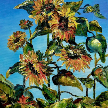 Painting for sale online - Sunflowers