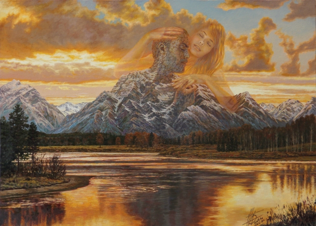 Painting for sale online - Evening Rendezvous