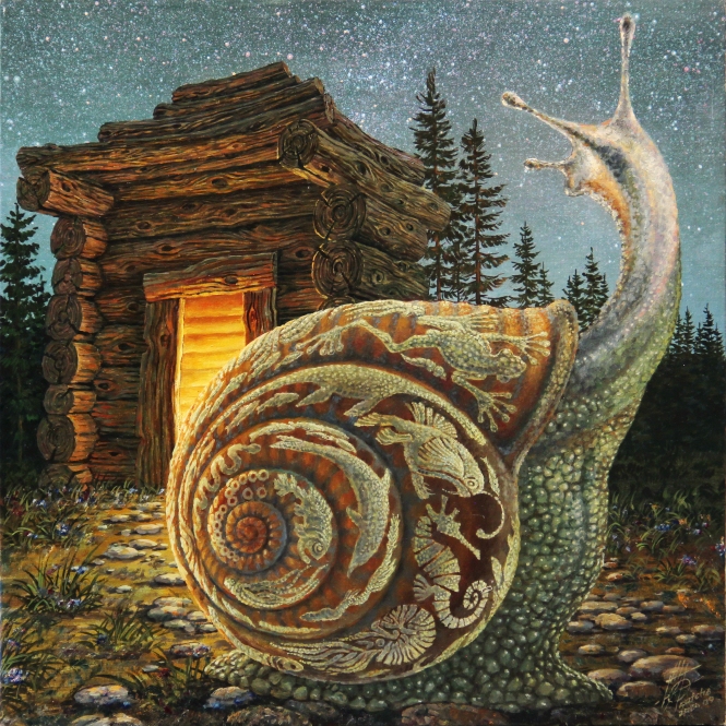 Painting for sale online - Snail