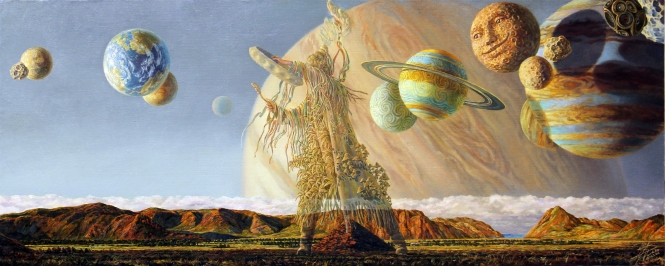 Painting for sale online - View of the valley of Mount Yord