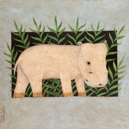 Painting for sale online - Hippopotamus