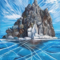 Painting for sale online - Winter Baikal