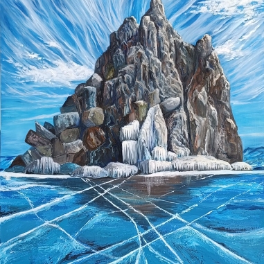 Painting for sale online - Winter Baikal