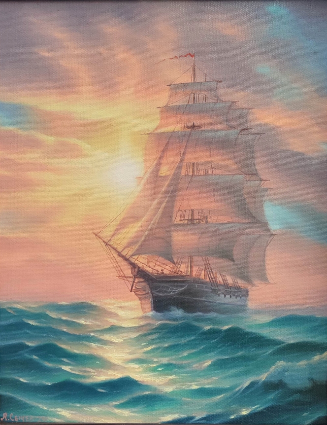 Painting for sale online - Sailboat