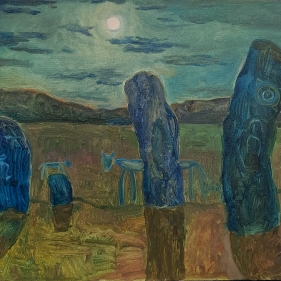 Painting for sale online - Menhirs