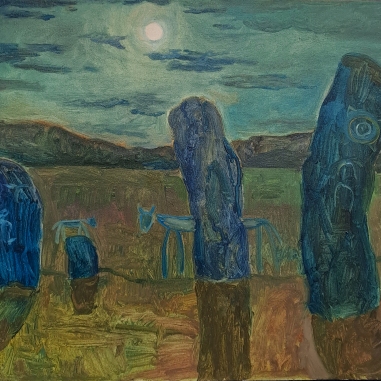 Painting for sale online - Menhirs