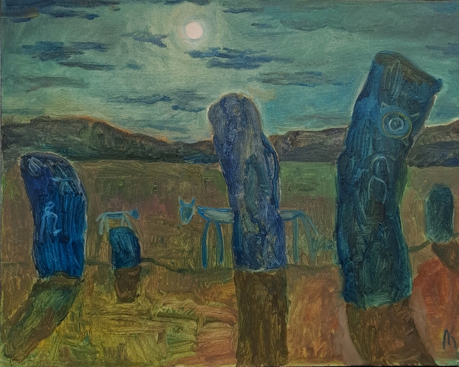 Painting for sale online - Menhirs