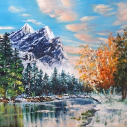 Painting for sale online - First snow