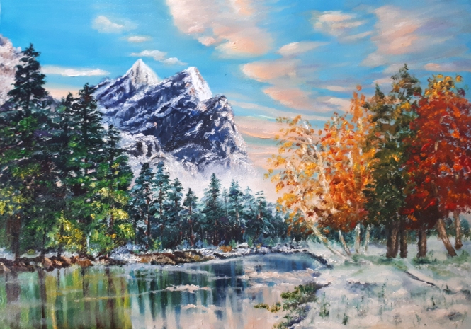 Painting for sale online - First snow