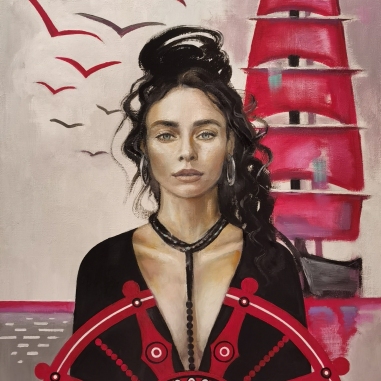 Painting for sale online - Metaphorical picture. Not scarlet sails