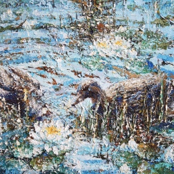 Painting for sale online - Ducks on the water