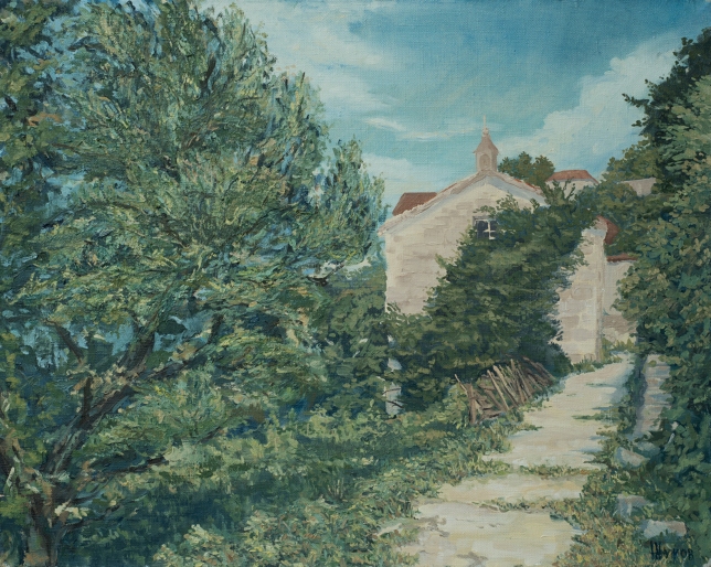 Painting for sale online - Mountain Stoliv, Montenegro