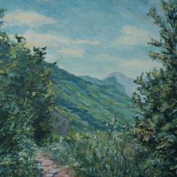 Painting for sale online - Stoliv, Montenegro