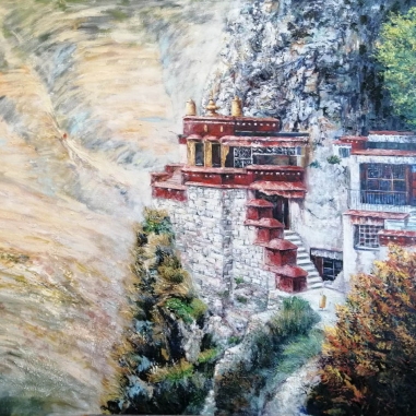 Painting for sale online - Monastery in the Rocks