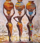 Painting for sale online - African motives