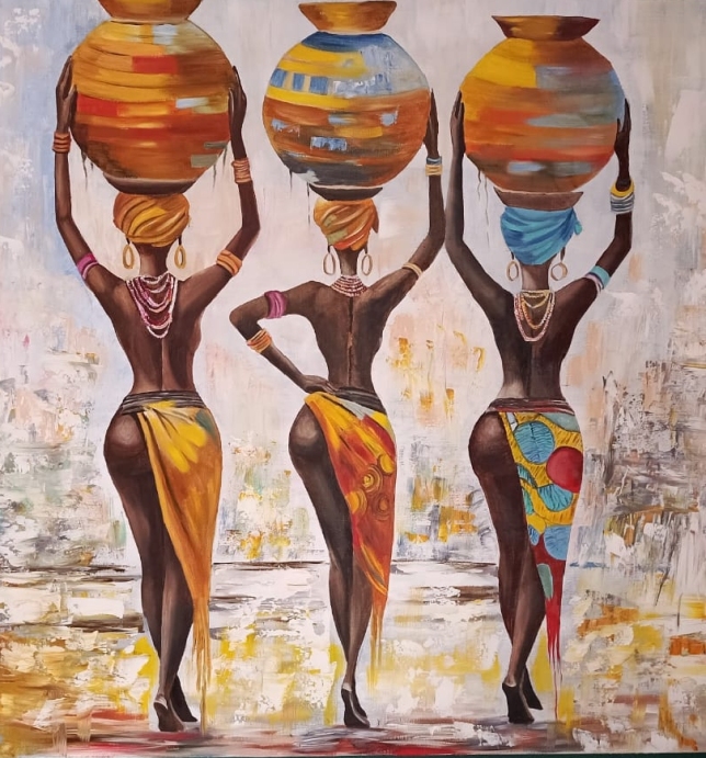 Painting for sale online - African motives