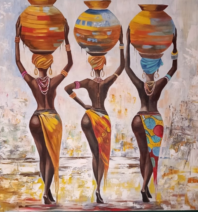 Painting for sale online - African motives