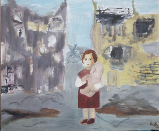 Painting for sale online - Victim of war