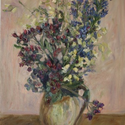 Painting for sale online - Summer bouquet of mixed herbs