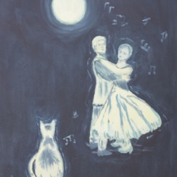 Painting for sale online - Danse in the moonlight