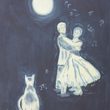 Painting for sale online - Danse in the moonlight