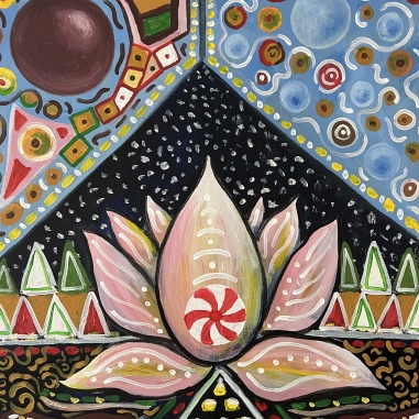 Painting for sale online - Lotus