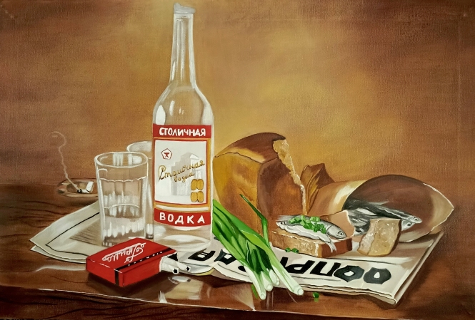 Painting for sale online - Still life USSR