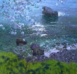 Painting for sale online - Spring. Blooming Simeiz.