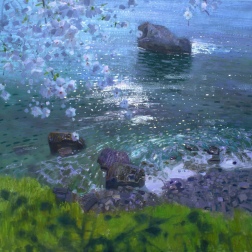 Painting for sale online - Spring. Blooming Simeiz.