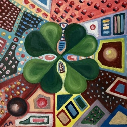 Painting for sale online - Clover 