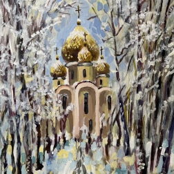Painting for sale online - Church