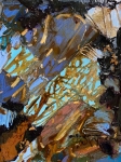 Painting for sale online - Gold earrings with tourmalines